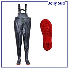 Stivali di Gomma da Lavoro Pesca Uomo Scafandro Tutto Coscia Alti Impermeabili 