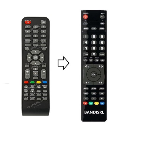Telecomando compatibile per - , tv