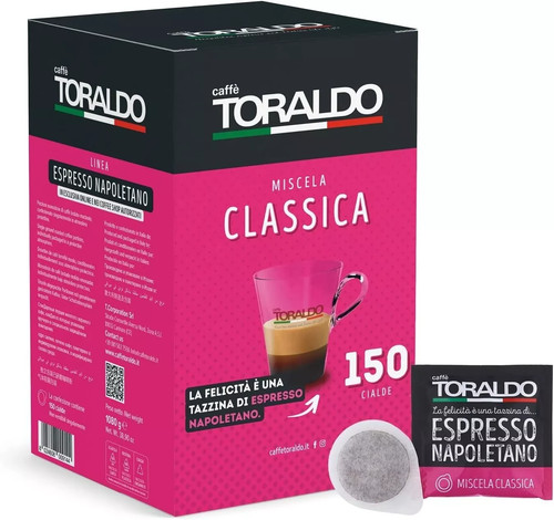 150 cialde caffè toraldo - 150,