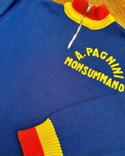 Rara Giacca Ciclismo Vintage “A. Pagnini Monsummano” NOS per Eroica, Tg. L