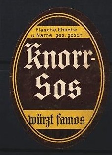 Marca pubblicitaria knorr sos - marca, knorr-sos