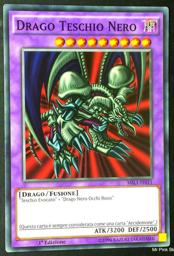 Drago teschio nero italiano - drago,