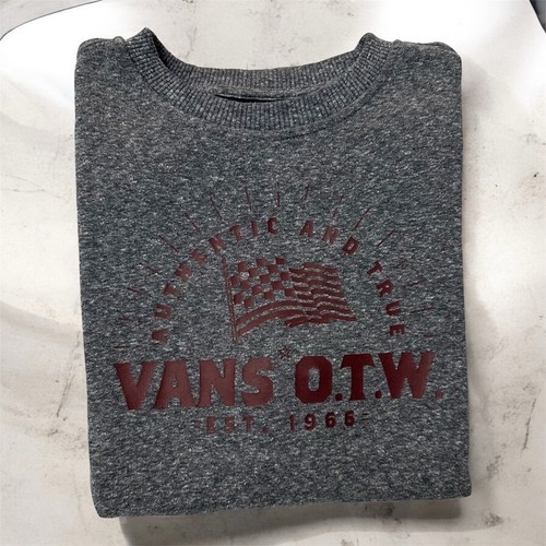 Felpa vans otw grigia taglia - vans,