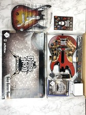 Boxset Guitar Hero Metallica PS2 Bundle RARO Chitarra + Gioco + Dongle + Manuali