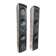 Coppia Diffusori Definitive Mythos Due Da Parete Argento Con Griglie 