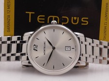 MONTBLANC STAR CLASSIQUE 108768 NEW BOX PAPERS&STICKERS 2025 ACCIAIO OROLOGIO