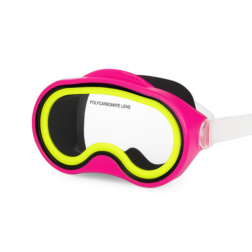 Maschera nuoto bambini - nuoto, giallo