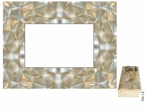 Cornice legno argento - cornice,