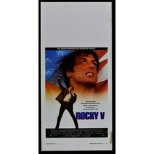 locandina ROCKY V Sylvester Stallone Sage Talia Shire 1990 boxe B89