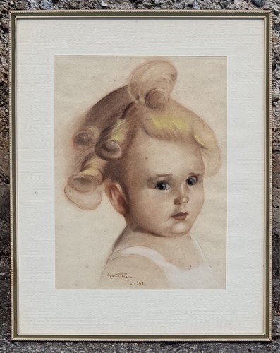 Ritratti bimba a pastello - ritratti,