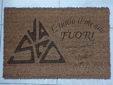 Vasco rossi Zerbino Tappeto  in cocco Personalizzato ingresso casa kom il blasco