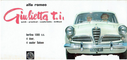 Alfa romeo giulietta tipo - alfa,