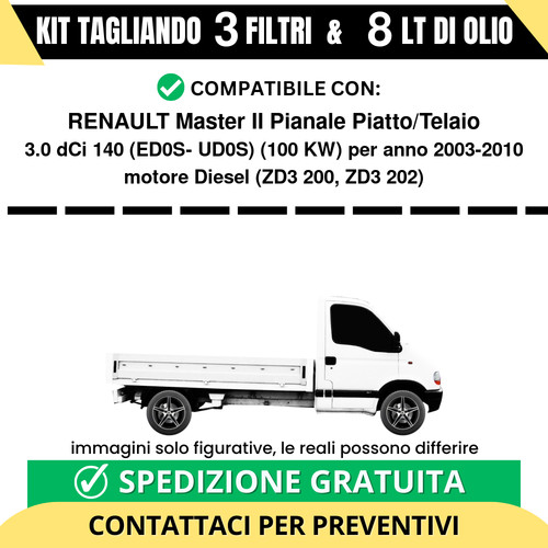 Tagliando castrol 3 - 8, lt