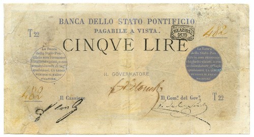 Lire banca dello stato - 5,