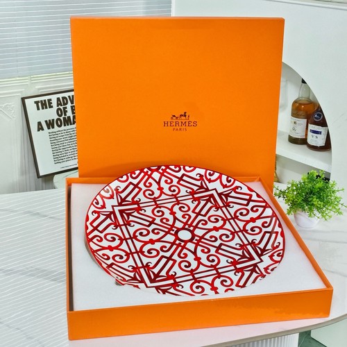 Piatto hermes bone china - piatto,