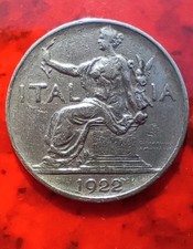 Buono 1 Lira 1922 Fascio