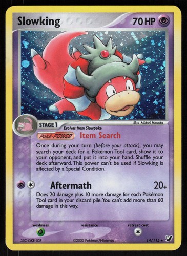 Pokemon slowking 115 unseen - slowking,