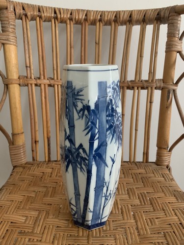Vaso blu bianco cinese - vaso,