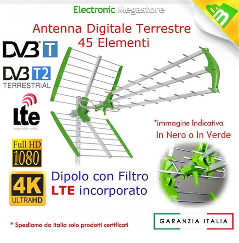 Antenna digitale terrestre uhf - digitale,