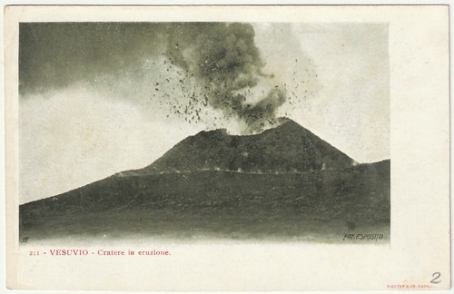 Vesuvio napoli cratere in - -,