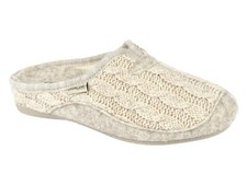 GRUNLAND CIABATTE PANTOFOLE DONNA INVERNO CI1796 P  ADRI PANNA