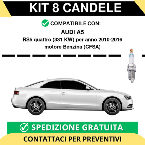 Kit candele per audi rs5 - candele,