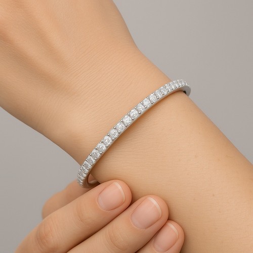 Bracciale tennis oro - tennis, bianco