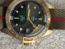 YEMA HERITAGE SUPERMAN BRONZO GMT 300M 41MM DIVER MADE FRANCE IN HOUSE AUTOMATICO