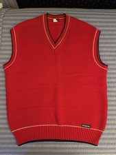 Gilet in maglia Maglione Rosso