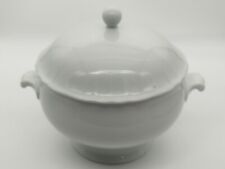 ZUPPIERA ANTICA PORCELLANA RICHARD GINORI BIANCA FORMA SFERICA VEDI FOTO 