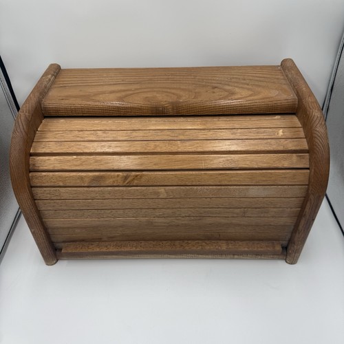 Portapane vintage legno con - legno,