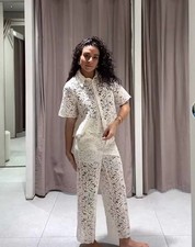 ZARA PANTALONE DONNA PIZZO