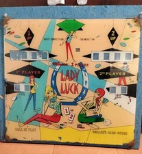 Vetro Flipper 1968 Lady Luck