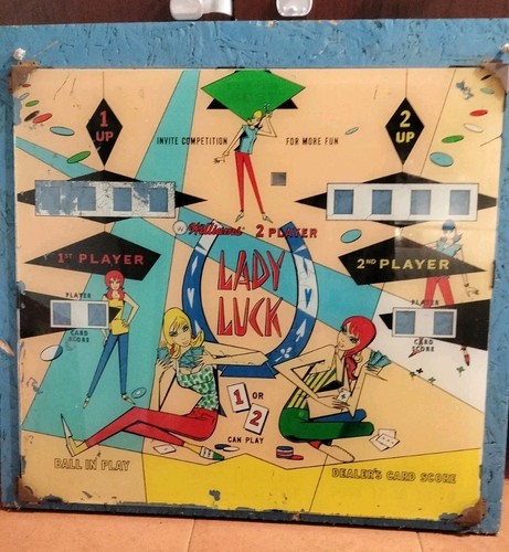 Vetro flipper 1968 lady luck - vetro,