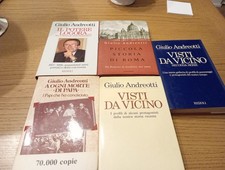 Lotto 5 Libri Giulio Andreotti