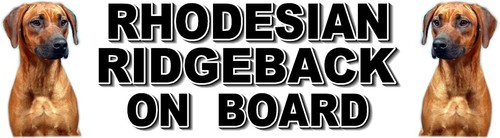 Adesivo auto rhodesian - adesivo,