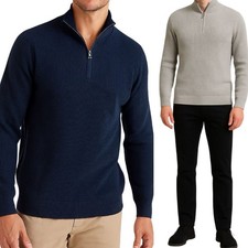 Maglioncino da uomo mezza zip