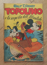 TOPOLINO e la scoperta dell'Atlantide ALBO D'ORO 142 Mondadori 1949 originale