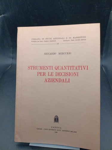 Strumenti quantitativi per - strumenti, le