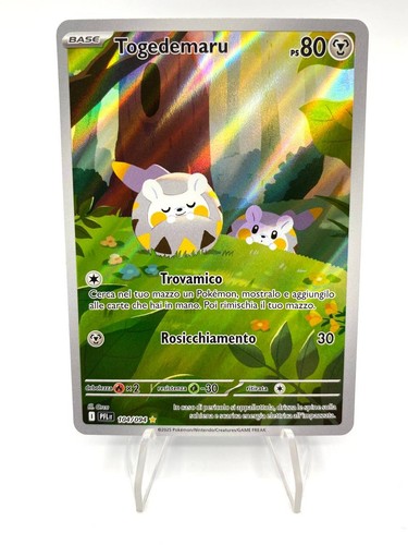 Carta pokemon togedemaru pfl - carta,
