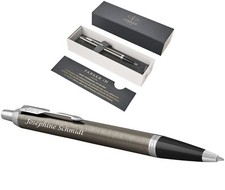 PARKER Penna A Sfera In Dark Espresso C.C. Incisione Laser Incisa