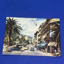 VIA DANTE MURETTO RIVIERA DEI FIORI ALASSIO - CARTOLINA A COLORI