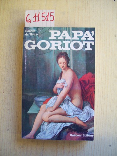 Balzac papa goriot - balzac,