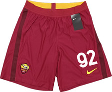 roma worn player issue shorts