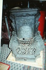 Stufa in ghisa stufa a cannone camino Godin stufa loft Armin Schiffer