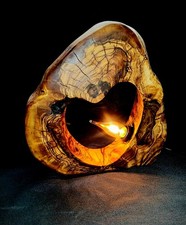 lampada da tavolo in legno Di