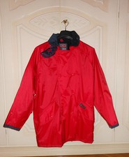 SLAM ROSSO GIACCA LUNGA UOMO - LONG RED JACKET MAN - GIACCONE UOMO ROSSO