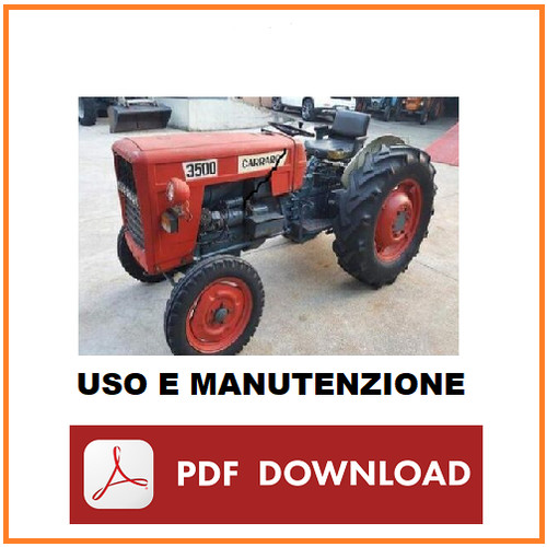 Trattore carraro 3500 - trattore, manuale