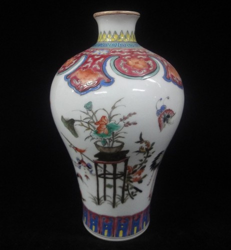 Antico vaso cinese dipinto - , a