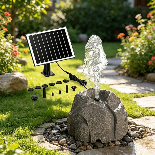 Fontana bagno uccellino solare - bagno,